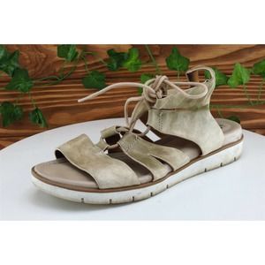 Sofft Sz 7 M Brown Gladiator Leather Women Sandals‎